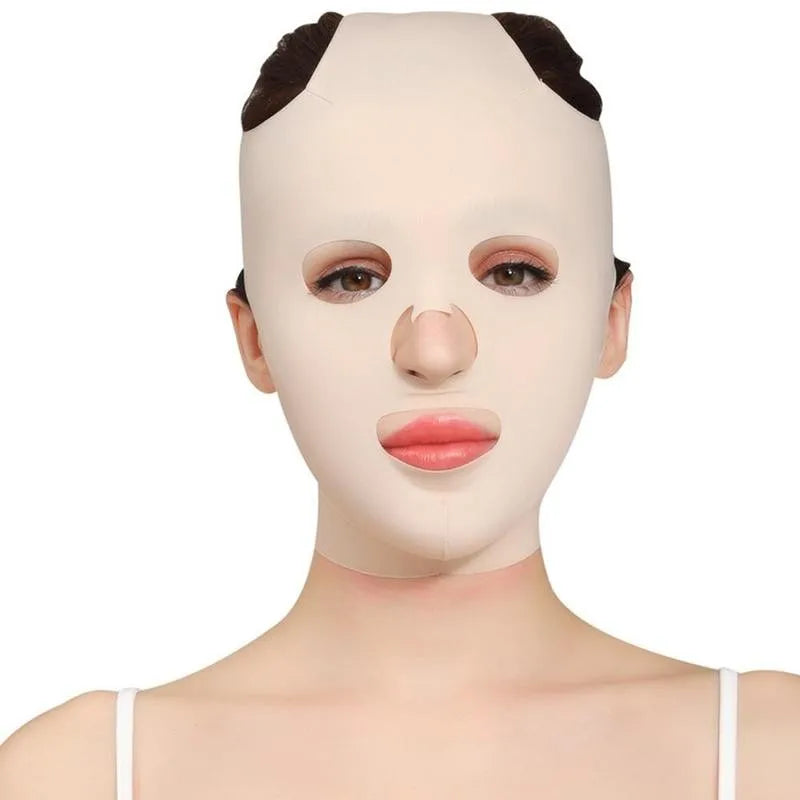 3D Reusable Face lifting Mask Anti Slimming Bandage V Shaper Full Face Lift Slim Sleeping face Mask Beauty Breathable