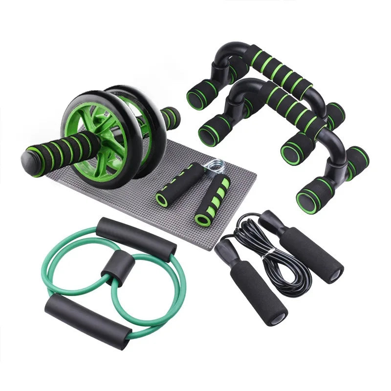Home Gym 5-in-1 Ab Roller Wheels Kit