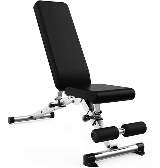 Adjustable Metal Gym Workout Bench Foldable and Weight-Bench for Indoor Use