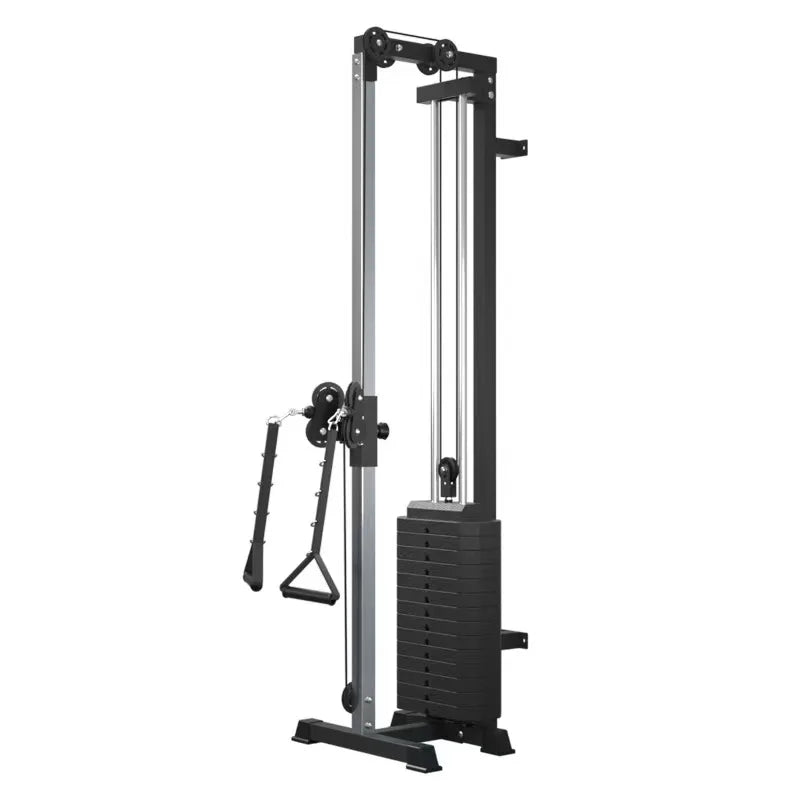 Metal Fitness Station Pull Strength Low Row Single Cable Crossover 70kg Weight Stack Home Gym