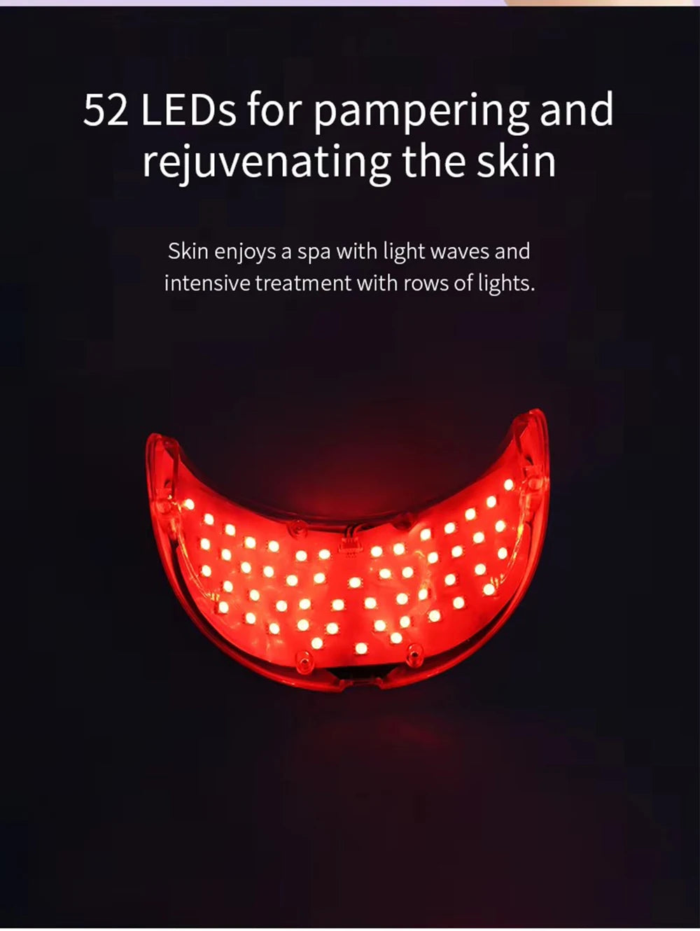 7 Colors LED Face Mask Beauty Machine Neck Part Mask LED Photon Facial Mask Repaired Skin Anti Aging Skin Rejuvenation Tool