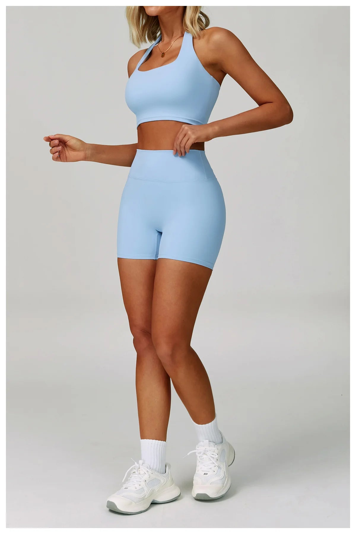 2 PCS Sportswear Women Yoga Set Gym Clothes Athletic Wear Yoga Suits Fitness Set Tracksuits Sports Bra Long Sleeve Gym Leggings