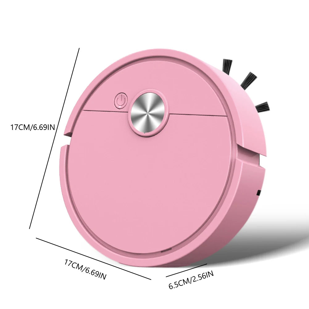 3 in 1 Robot Vacuum Rechargeable Vacuum Mop Robot Sweeping Machine Compact Cleaning Machine for Pet Hair Stubborn Dirt