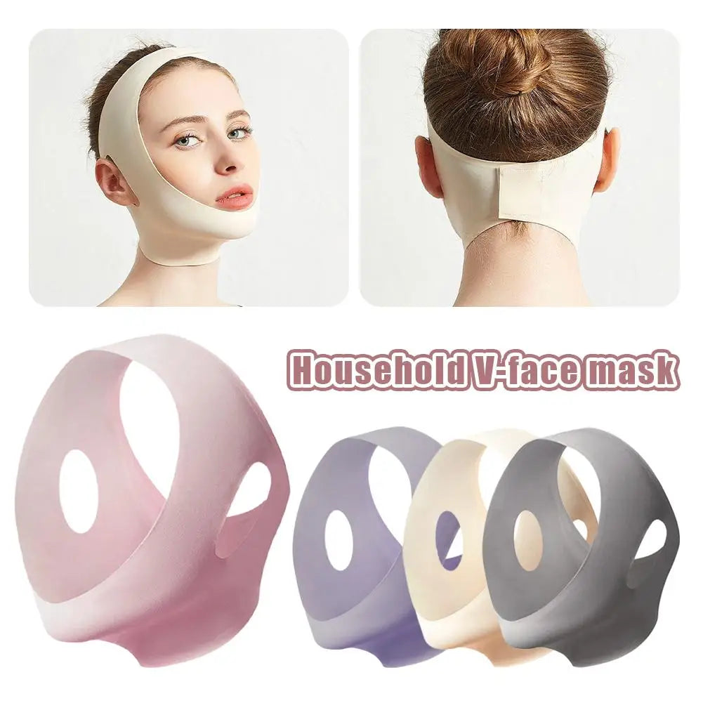 Face V Shaper Mask Face Skin Smoothing Lift Up Bandage Double Chin Tighten Breathable & Comfortable Face Bandage Face Skin Care
