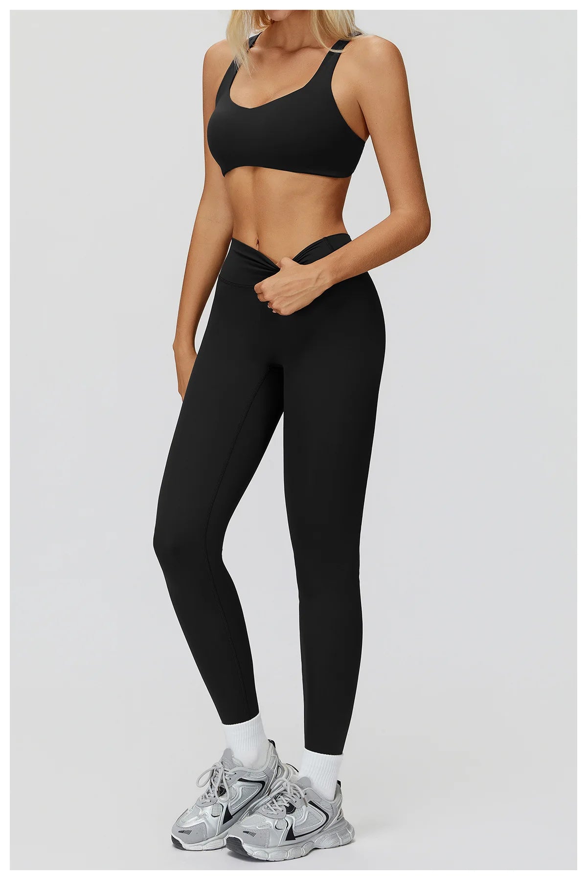 Yoga set 2 pieces women's sportswear gym clothes exercise running fitness set