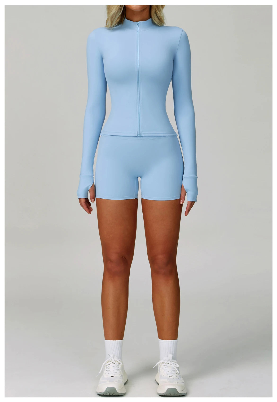 2 PCS Sportswear Women Yoga Set Gym Clothes Athletic Wear Yoga Suits Fitness Set Tracksuits Sports Bra Long Sleeve Gym Leggings