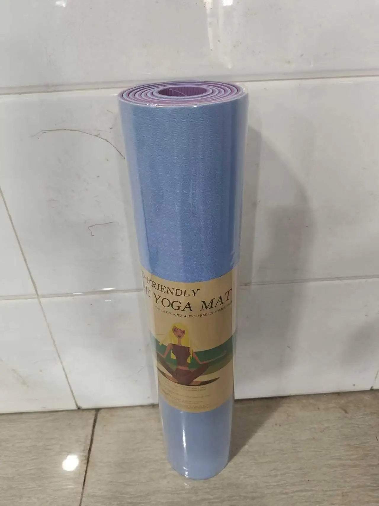Yoga Mats Anti-slip Sport Fitness Mat Blanket Exercise Yoga Pilate Gymnastics Mat Fitness Equipment Floor Work 6MM Thick TPE