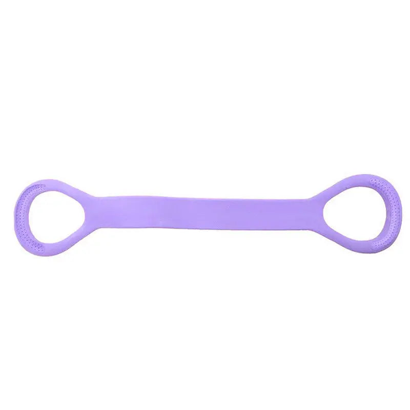 Pilates Resistance Band 8 Shaped Elastic Stretcher Home Fitness Open Shoulder Back Shaping Pulling Band Shoulder Exercise Rope