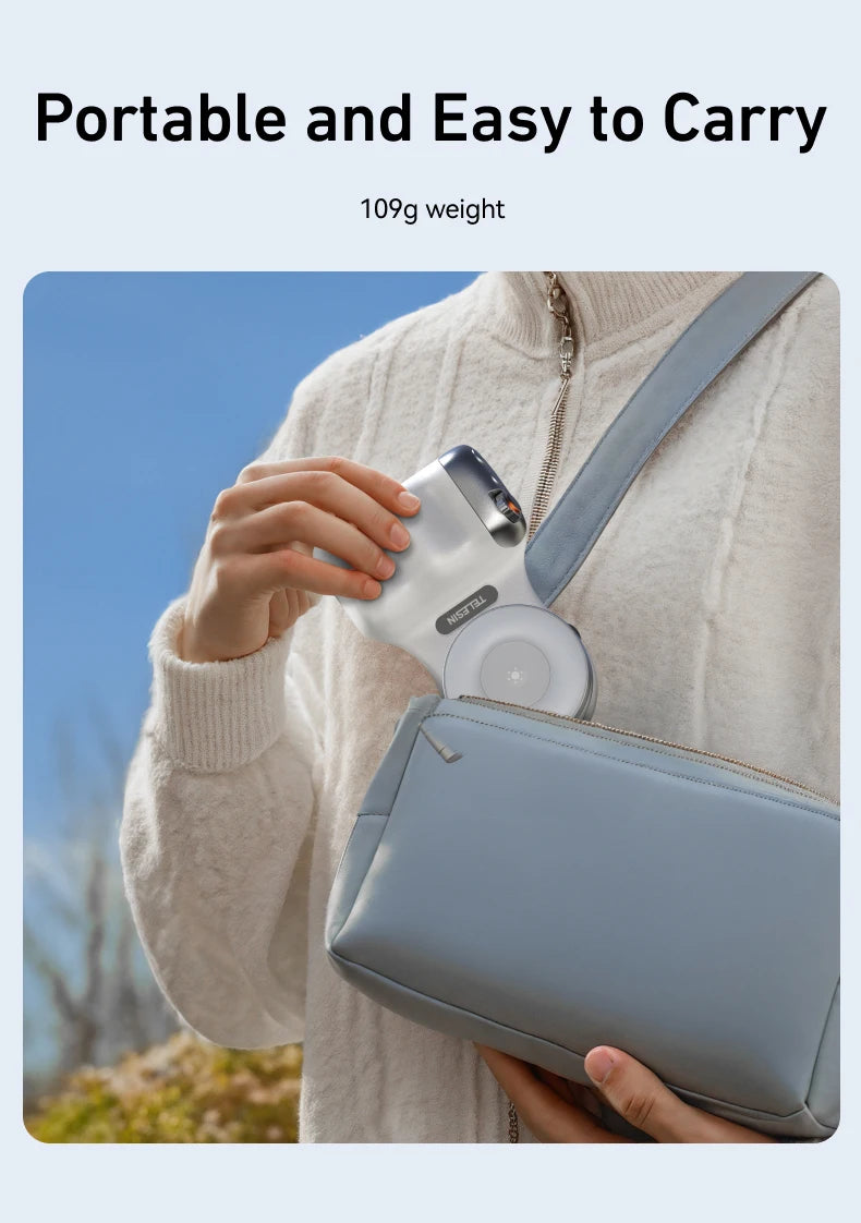 TELESIN Phone Camera Shoot Hand Grip Magnetic Smart Phone Holder Shooting Aid Remote Control Handle