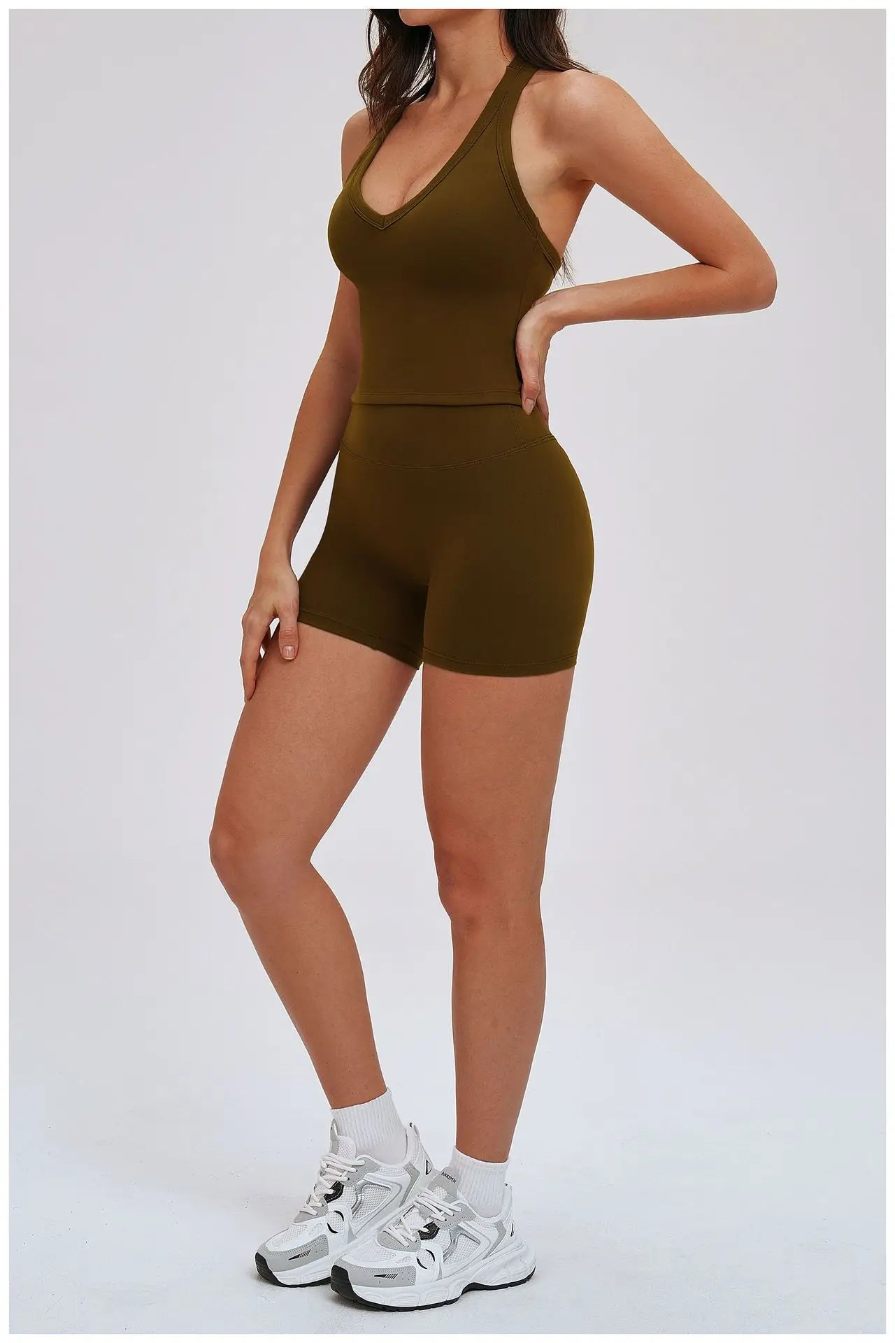 Yoga Set for Women 2026 Beauty Back Tight-Fitting Versatile Yoga Outfit Outdoor Running Sports Set Gym Wear Workout Clothes