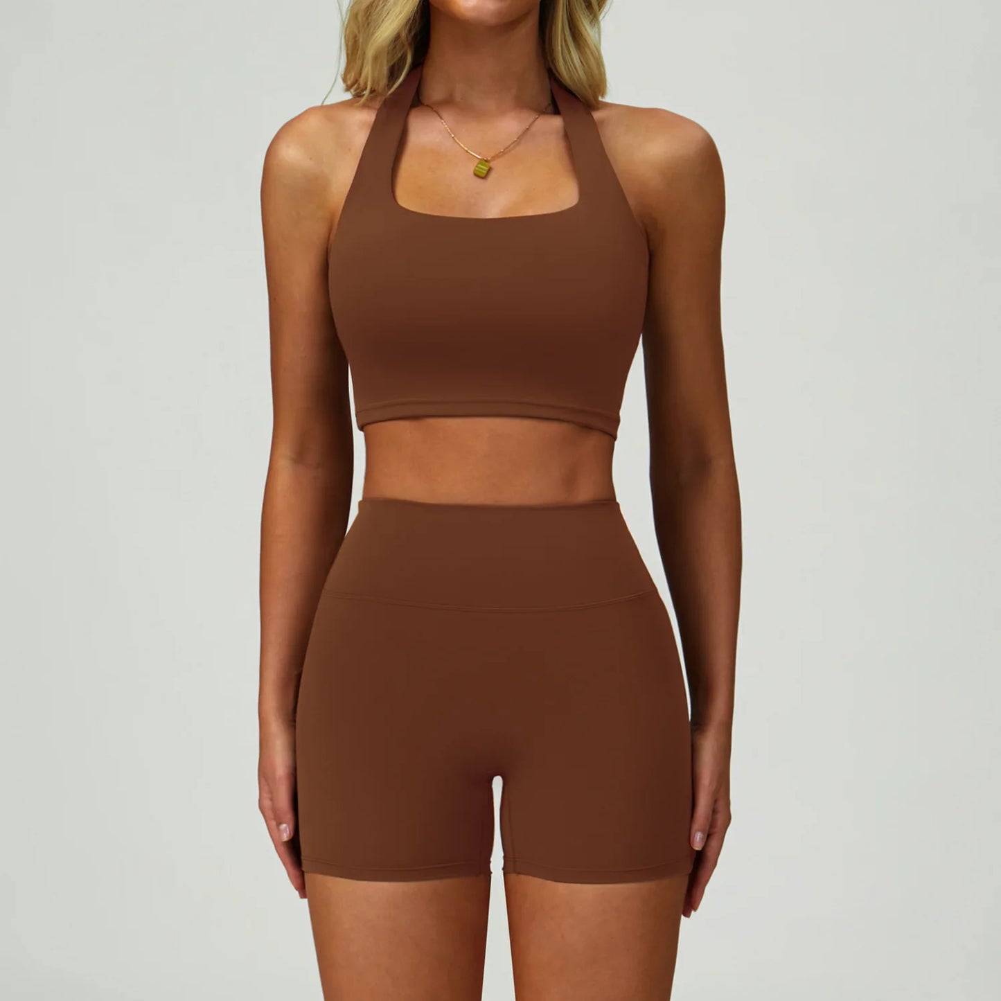 2 PCS Sportswear Women Yoga Set Gym Clothes Athletic Wear Yoga Suits Fitness Set Tracksuits Sports Bra Long Sleeve Gym Leggings