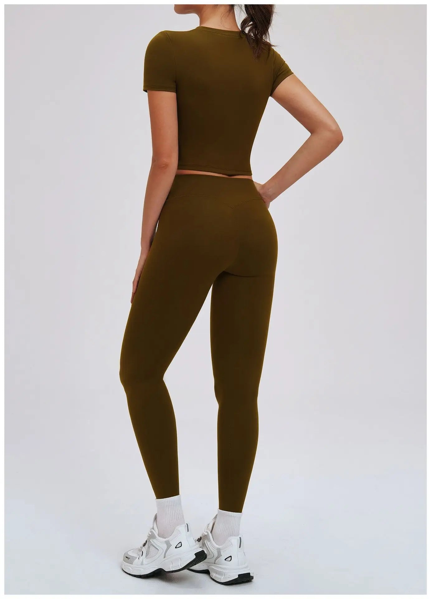 Yoga Set for Women 2026 Beauty Back Tight-Fitting Versatile Yoga Outfit Outdoor Running Sports Set Gym Wear Workout Clothes