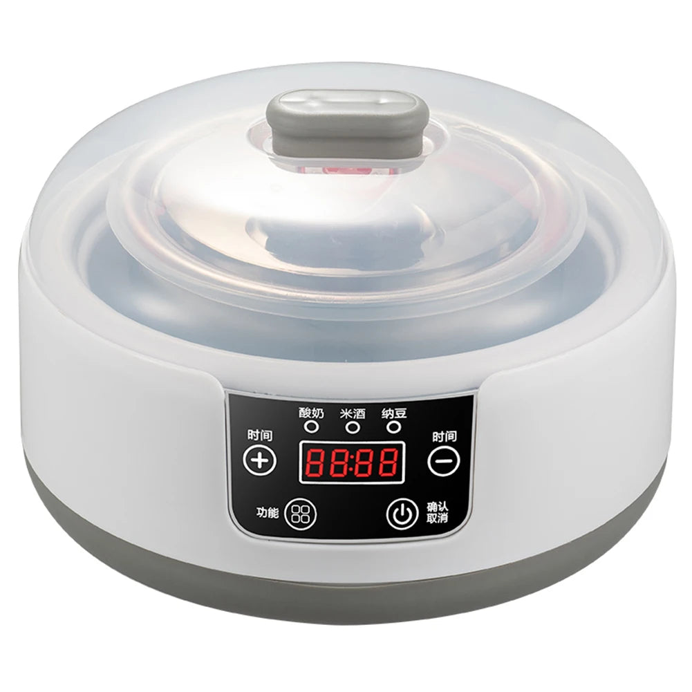 1.2L Electric Yogurt Machine Constant Temperature Multi-Function Yogurt Machine Low Noise Wine Ferment Machine for Home Kitchen