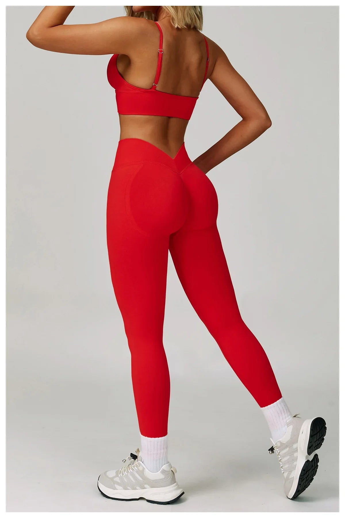 Yoga Set 2PCS Gym Clothes Women Tracksuit Workout Outfits Fitness Set Sportswear High Waist Leggings Sports Bra Athletic Wear