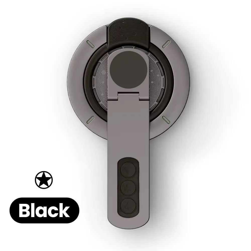 3-in-1 Magnetic Finger Ring Holder Rotate Double-Sided Magnetic Phone Stand for iPhone 17 16 15 14 13 12 MagSafe