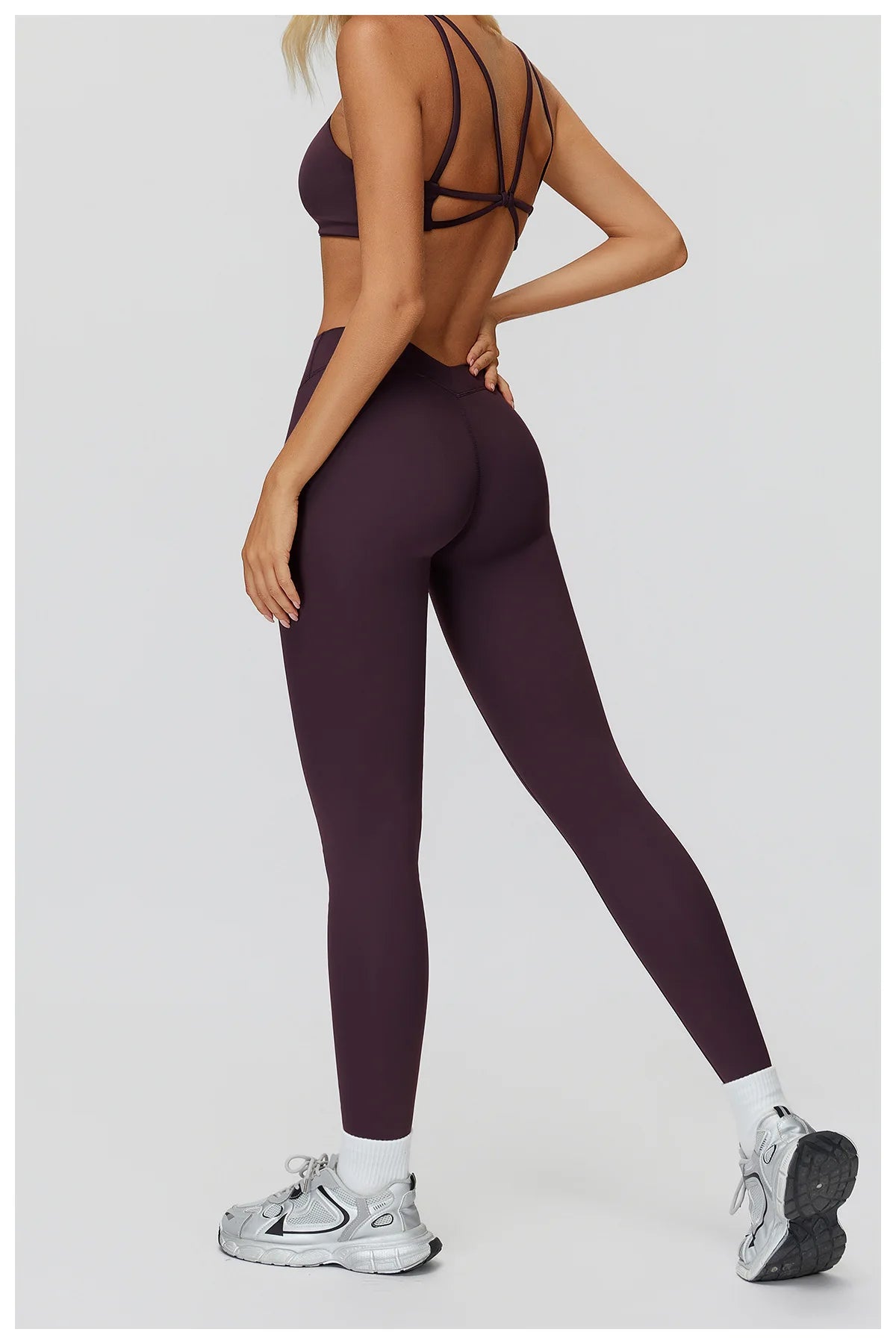 Yoga set 2 pieces women's sportswear gym clothes exercise running fitness set