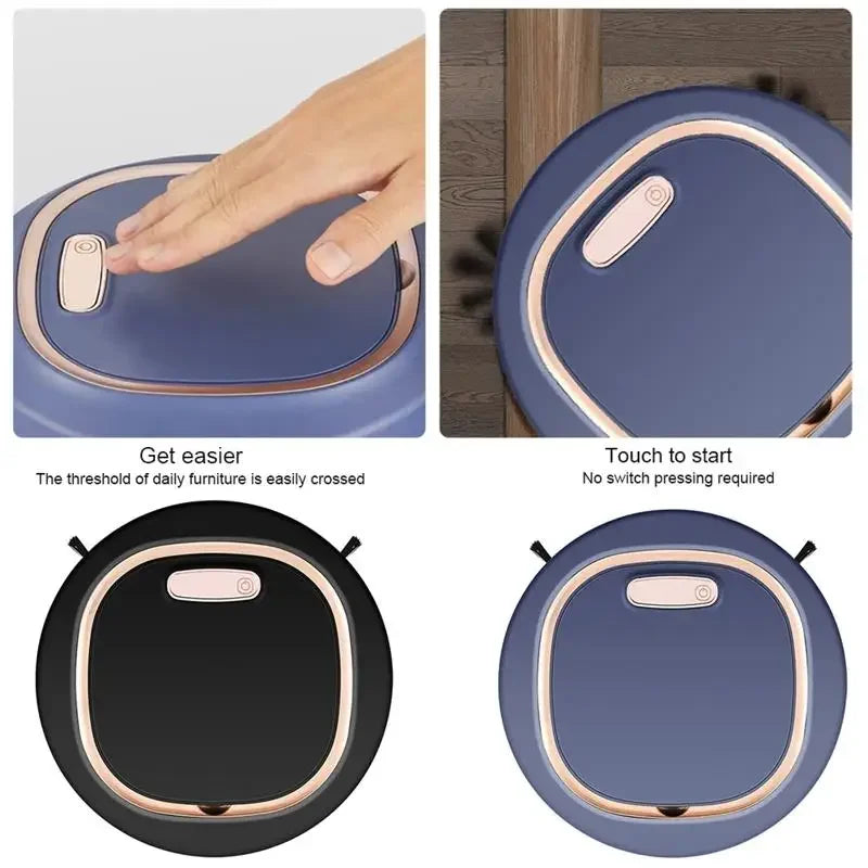 Automatic Sweeping Robot Home Sweeper Lazy Person Intelligent 3-in-1 Sweeping Machine USB Rechargeable Vacuum Cleaner