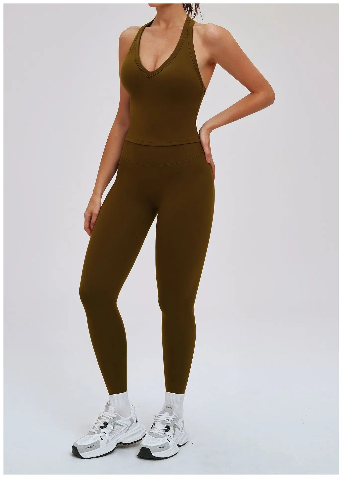 Yoga Set for Women 2026 Beauty Back Tight-Fitting Versatile Yoga Outfit Outdoor Running Sports Set Gym Wear Workout Clothes