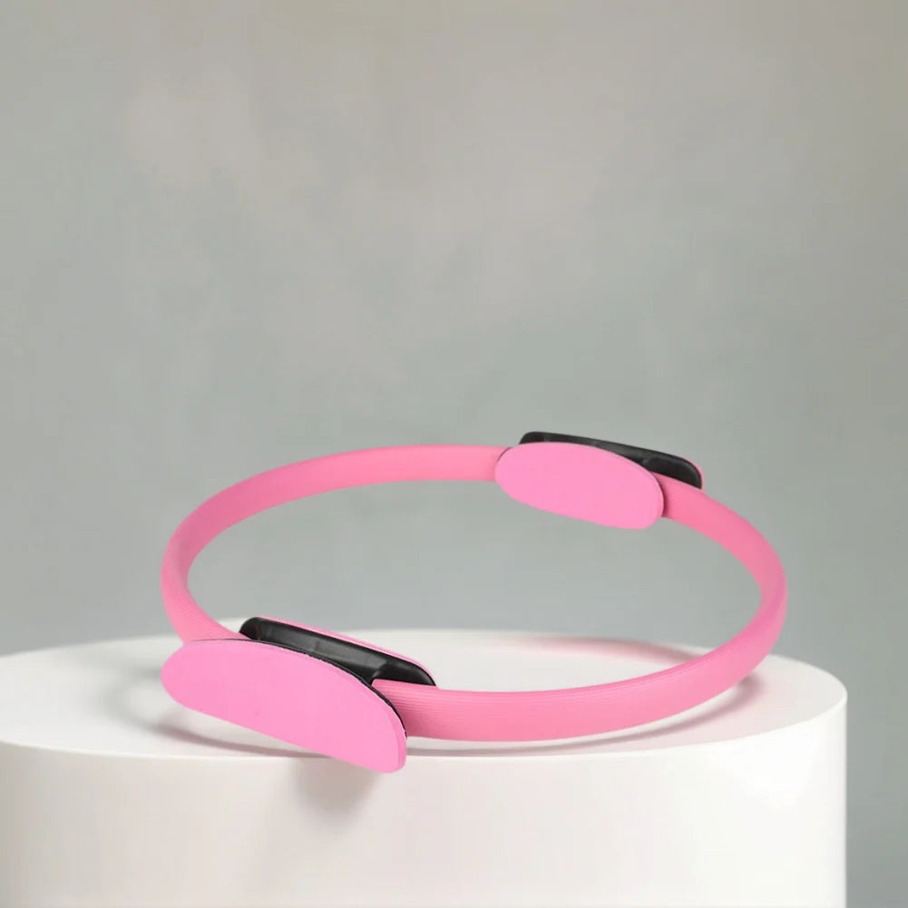 Pilates Ring Fitness Circle with Non Slip Handles Flexible Resistance Exercise Equipment for Toning Inner & Outer Thighs