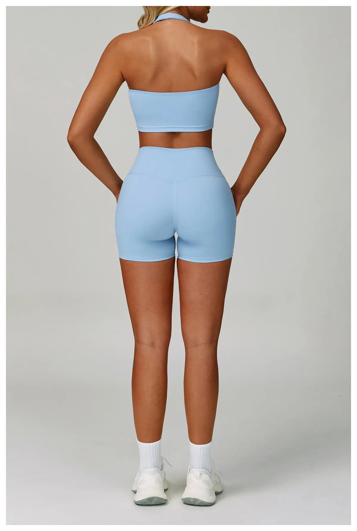 2 PCS Sportswear Women Yoga Set Gym Clothes Athletic Wear Yoga Suits Fitness Set Tracksuits Sports Bra Long Sleeve Gym Leggings