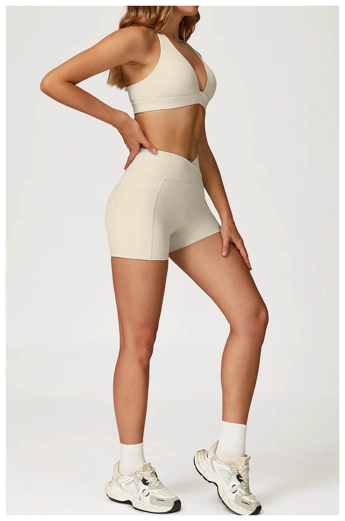 Yoga Set 2 Pieces Workout Outfits Women Clothes Fitness Sportswear Gym Tracksuit High Waist Leggings Sports Bra Athletic Wear