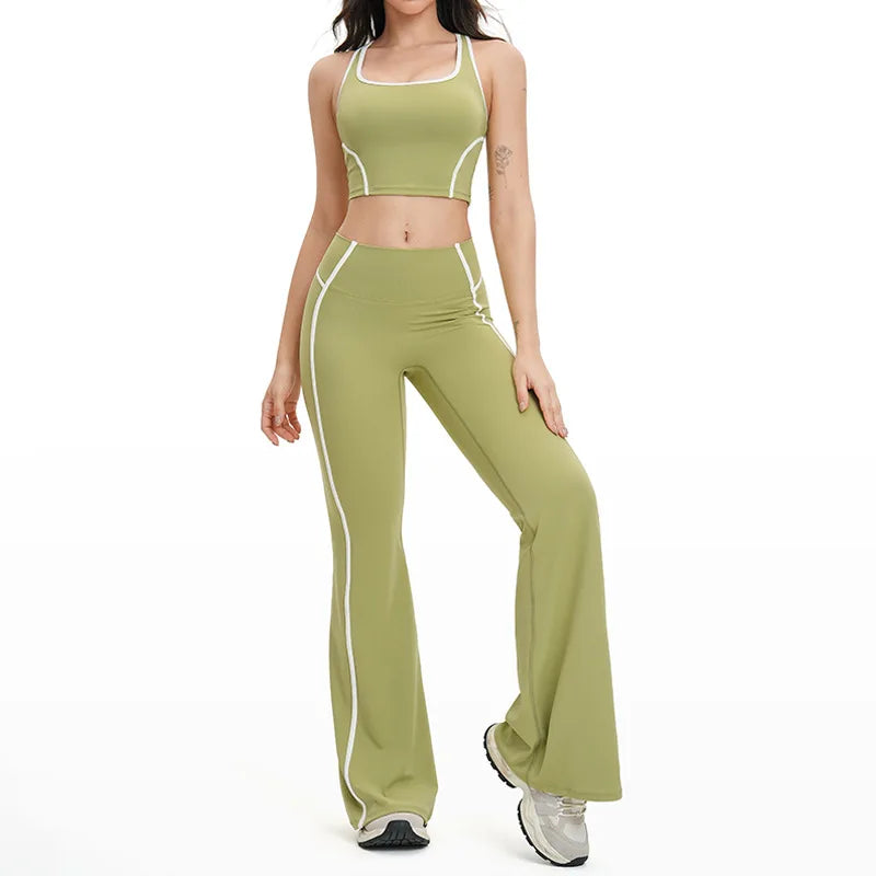 Yoga Set 2 PCS Sports Set Workout Outfits Women's Sportswear Fitness Gym Tracksuit