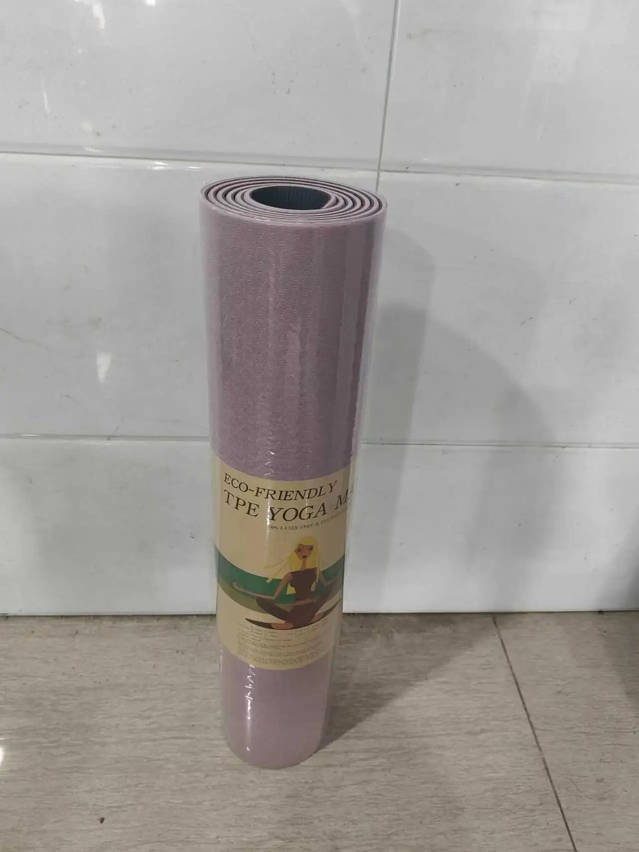 Yoga Mats Anti-slip Sport Fitness Mat Blanket Exercise Yoga Pilate Gymnastics Mat Fitness Equipment Floor Work 6MM Thick TPE
