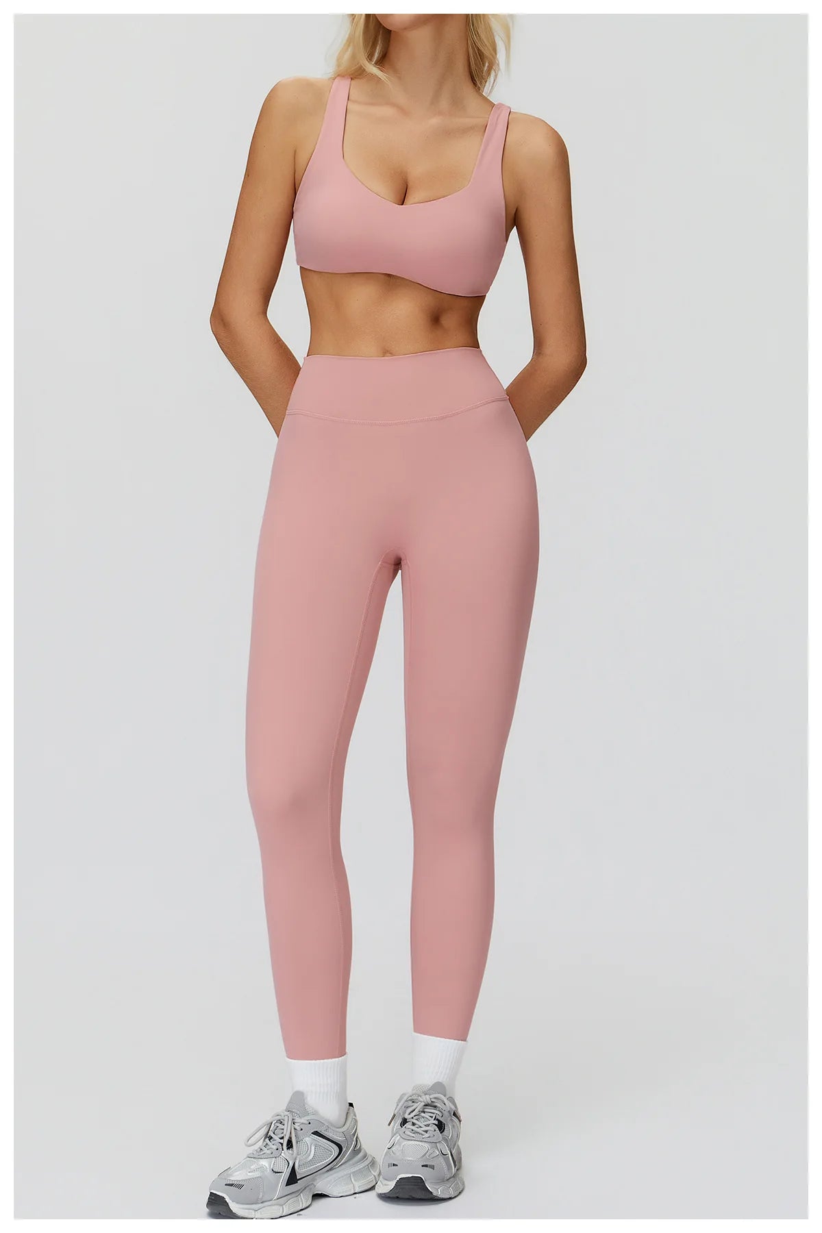 Yoga set 2 pieces women's sportswear gym clothes exercise running fitness set