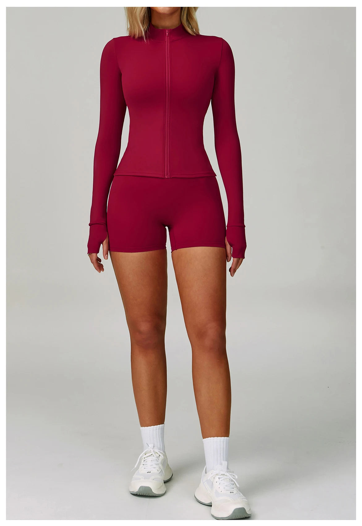 2 PCS Sportswear Women Yoga Set Gym Clothes Athletic Wear Yoga Suits Fitness Set Tracksuits Sports Bra Long Sleeve Gym Leggings