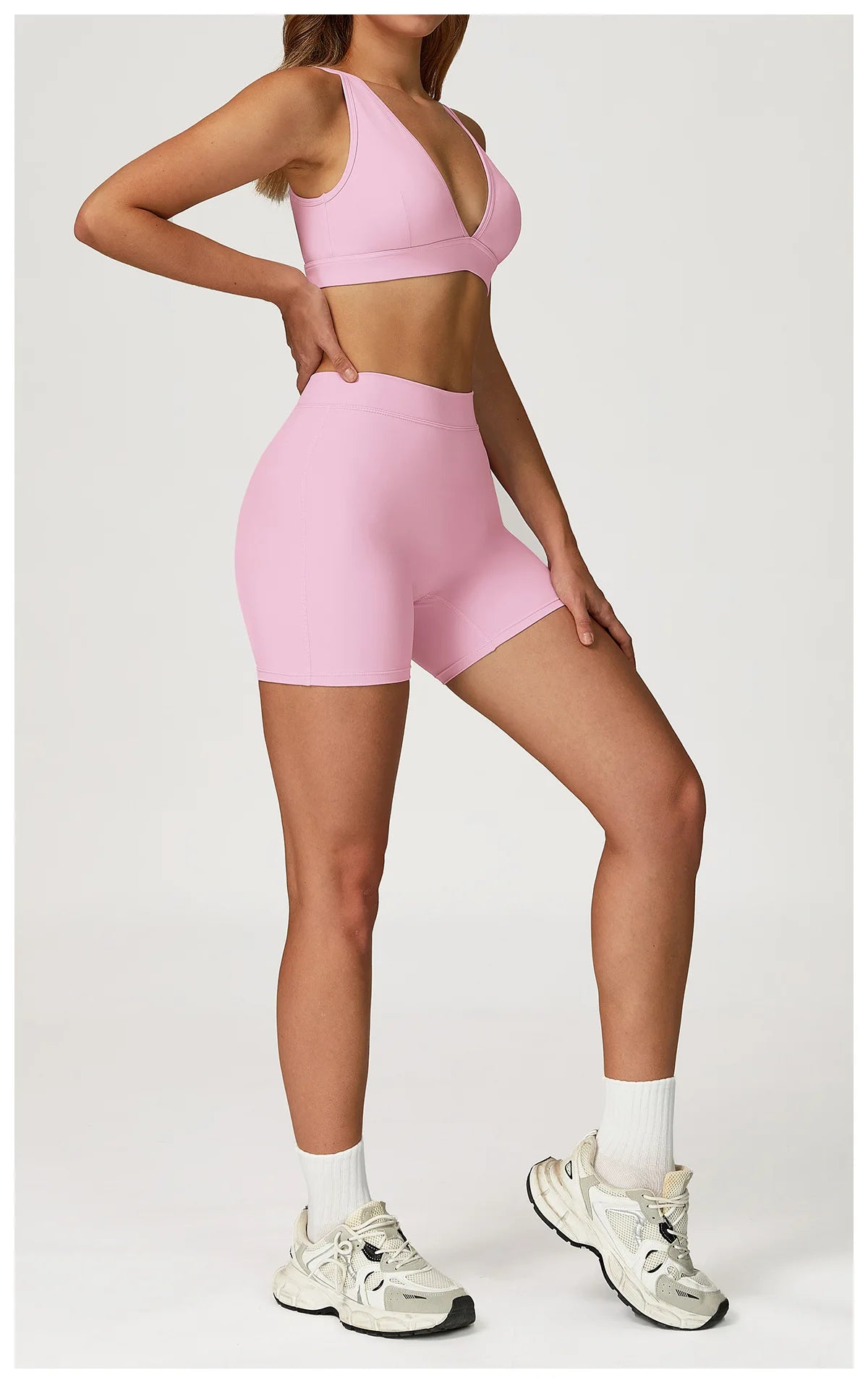 Yoga Set 2 Pieces Gym Clothes Yoga Outfits For Women Tracksuits Workout Long Sleeved Fitness Set Sport Bra Crop Top Gym Leggings