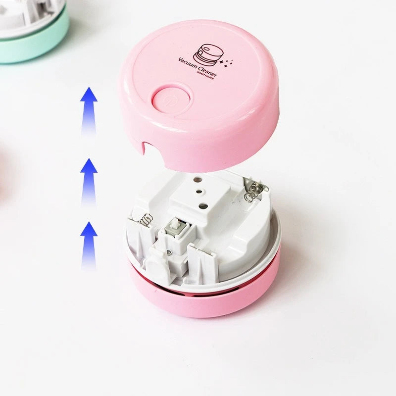 Mini Portable Vacuum Cleaner for Desk – Silent Cleaning Expert for Office & Study,