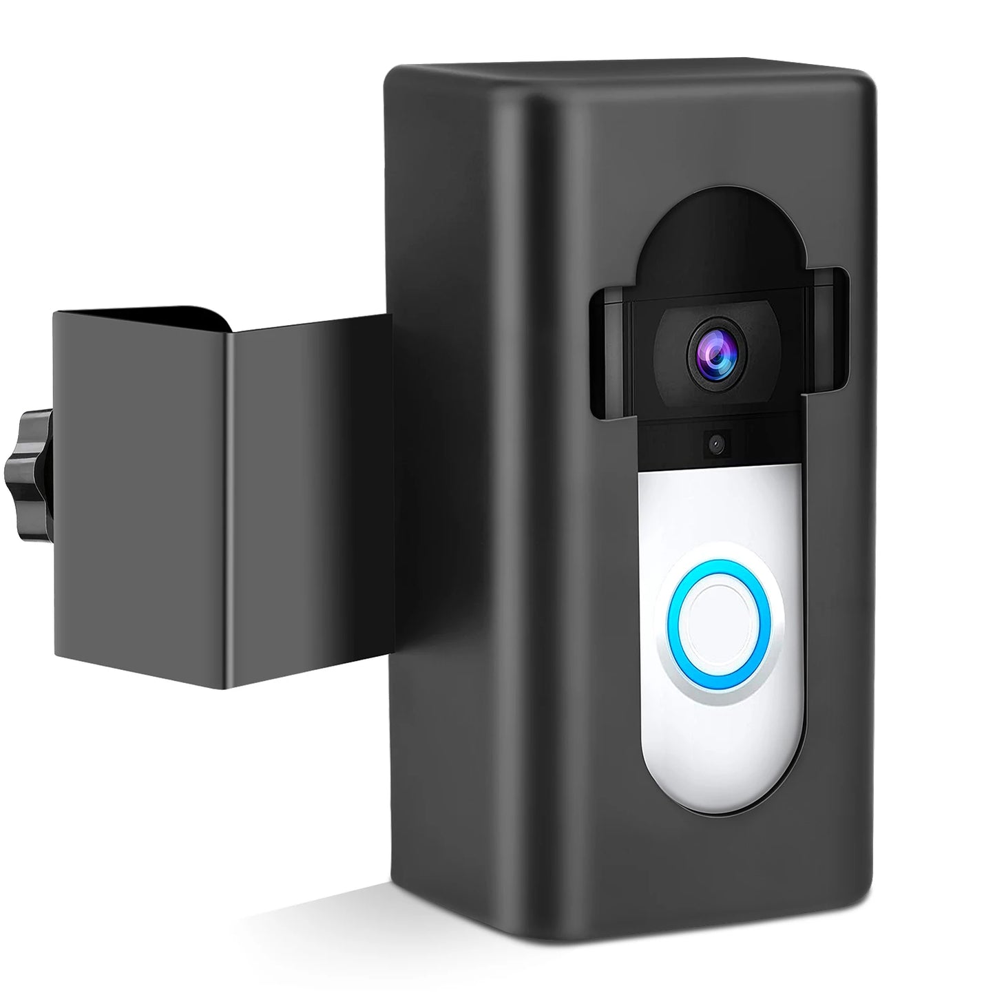 The anti-theft doorbell installation base video doorbell is easy to install without drills and is suitable for dormitories
