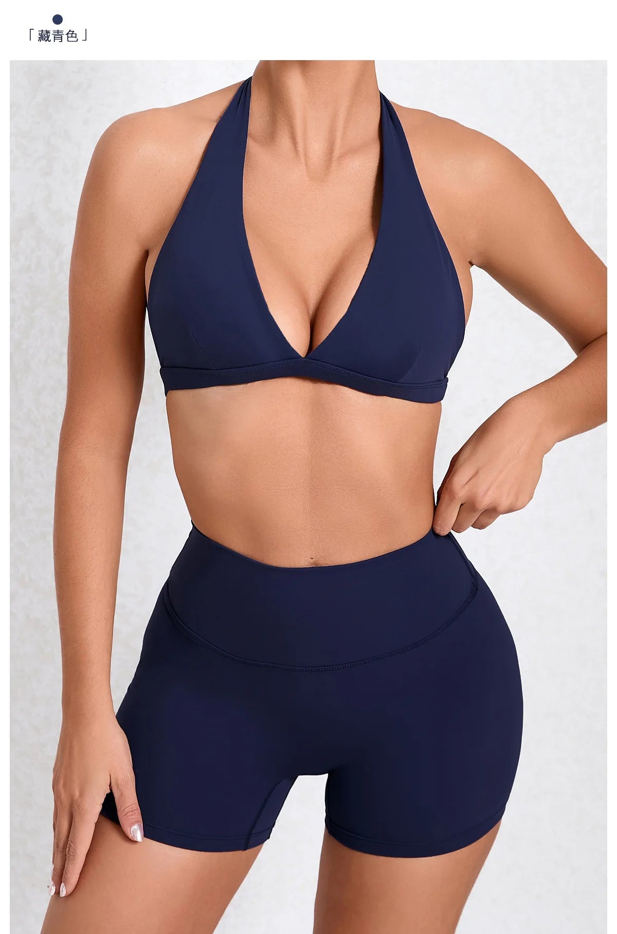 Workout Set for Women Quick Dry Yoga Outfit Seamless Sports Bra High Waist Gym Leggings with Pockets Running Fitness