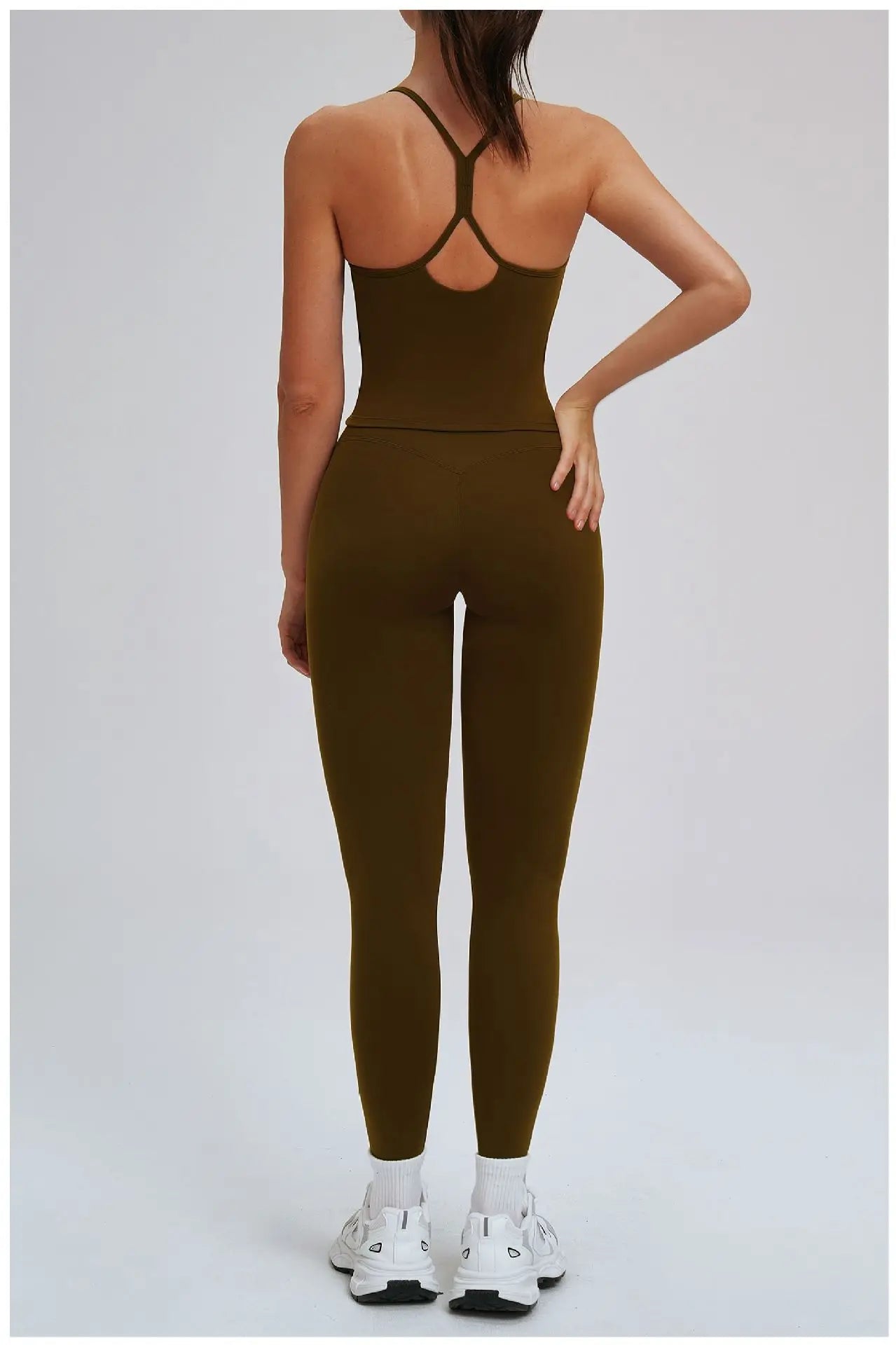 Yoga Set for Women 2026 Beauty Back Tight-Fitting Versatile Yoga Outfit Outdoor Running Sports Set Gym Wear Workout Clothes