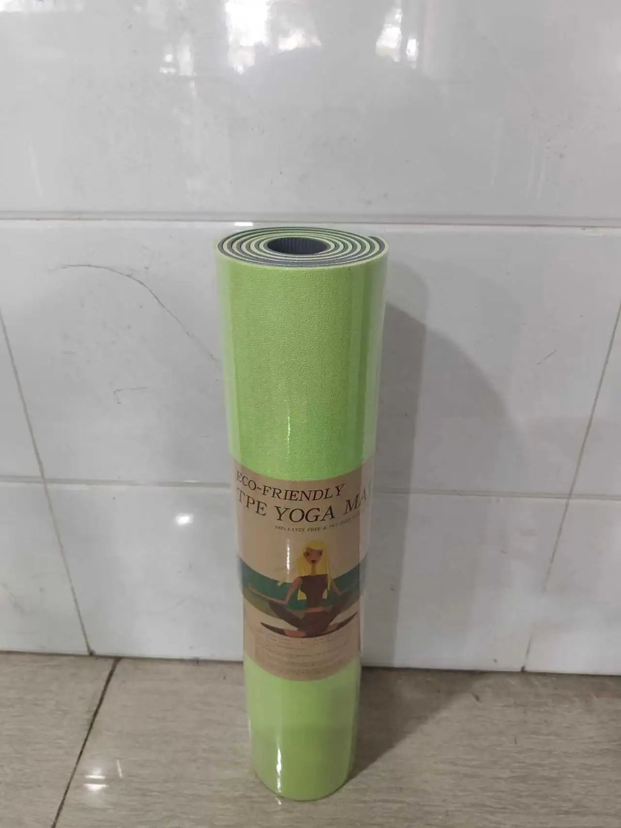 Yoga Mats Anti-slip Sport Fitness Mat Blanket Exercise Yoga Pilate Gymnastics Mat Fitness Equipment Floor Work 6MM Thick TPE