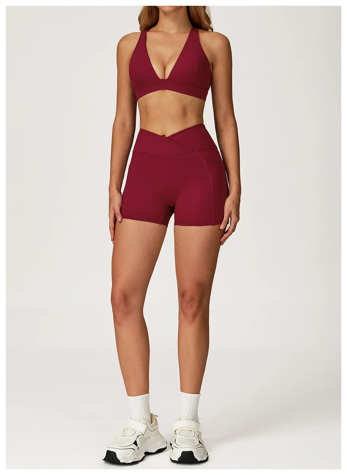 2PCS Yoga Set Gym Clothes Workout Sportswear Yoga Suits Women Tracksuits Fitness Outfits Sports Bra Gym Leggings Athletic Wear