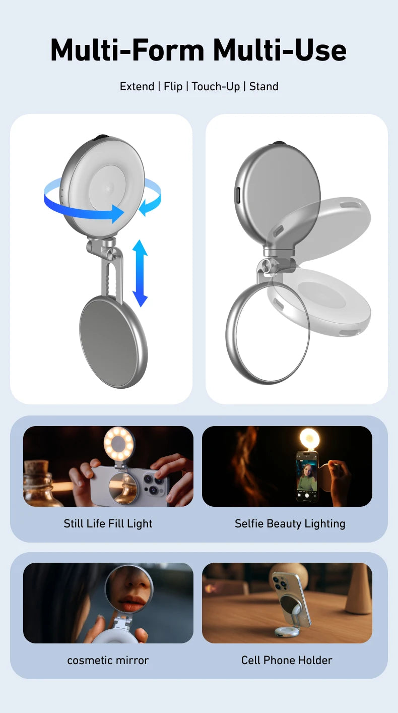 TELESIN Phone Camera Shoot Hand Grip Magnetic Smart Phone Holder