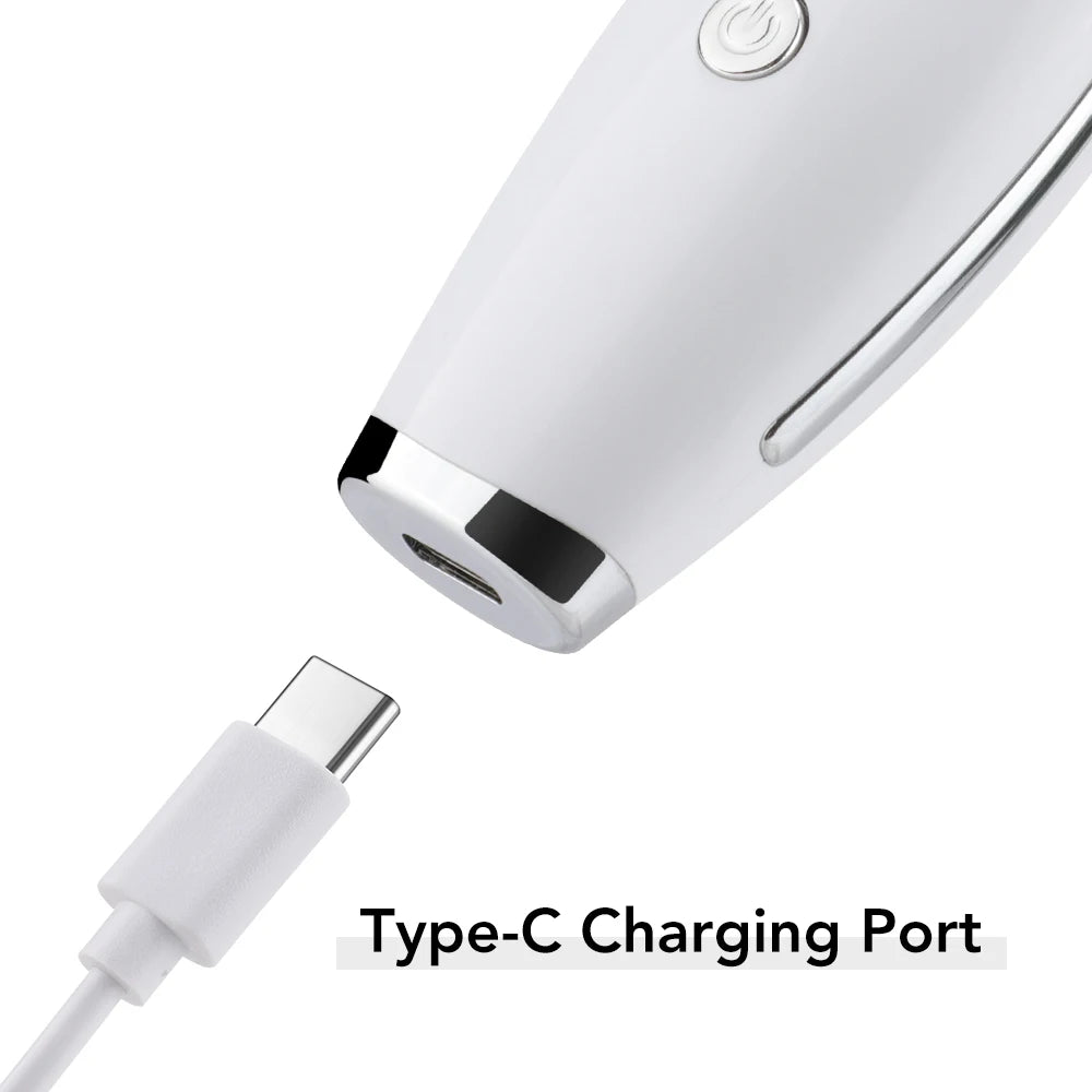 Neck Massager EMS Facial Lift 7 Light Modes Electric Skin Tightening Device LED Photon Therapy Beauty Instrument Anti Wrinkle