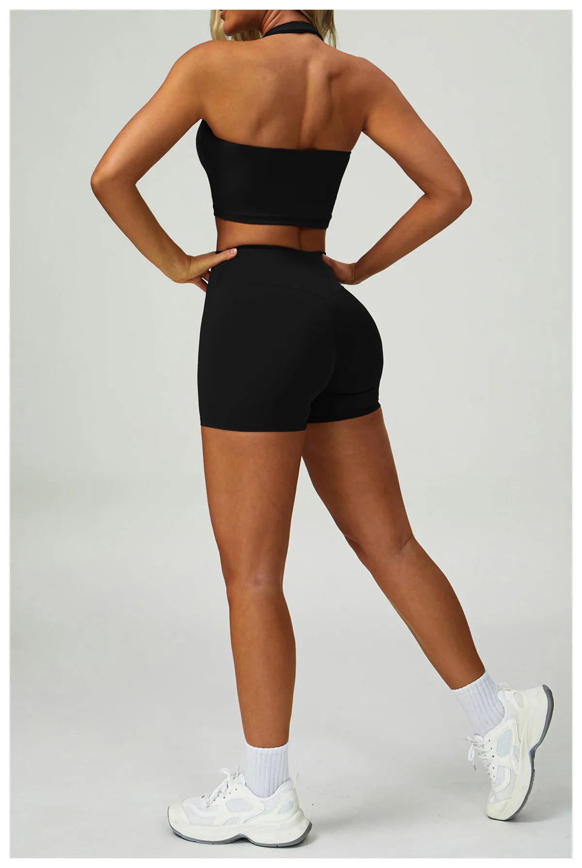 2 PCS Sportswear Women Yoga Set Gym Clothes Athletic Wear Yoga Suits Fitness Set Tracksuits Sports Bra Long Sleeve Gym Leggings