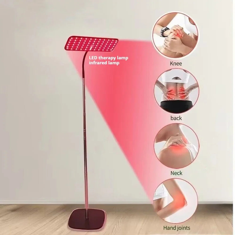 660nm 850nm Near Infrared Light Panel Red Light Lamp With Timer Face and Body Home Use Relief Pain Device with Adjustable Stand
