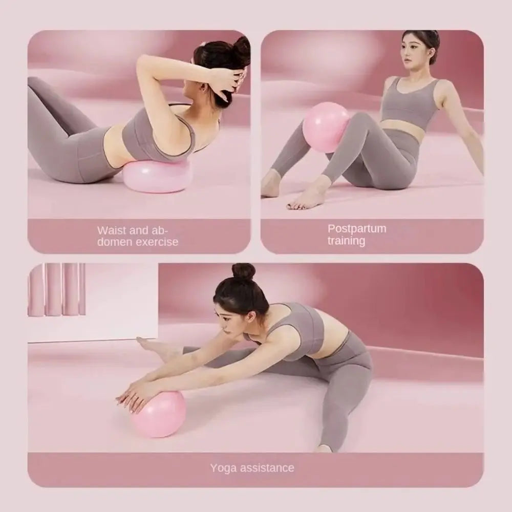 Pilates Equipment PVC Yoga Ball 25cm Anti Burst Pilates Ball Mini Exercise Slip Resistant Yoga Fitness Ball Indoor Training
