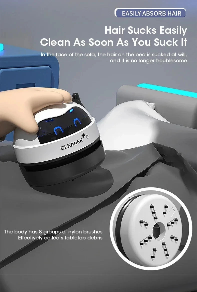 Desk Table Dust Vacuum Handheld Mini Vacuum Cleaner USB Table Sweeper Home Office Desktop Pencil Crumbs Cleaner