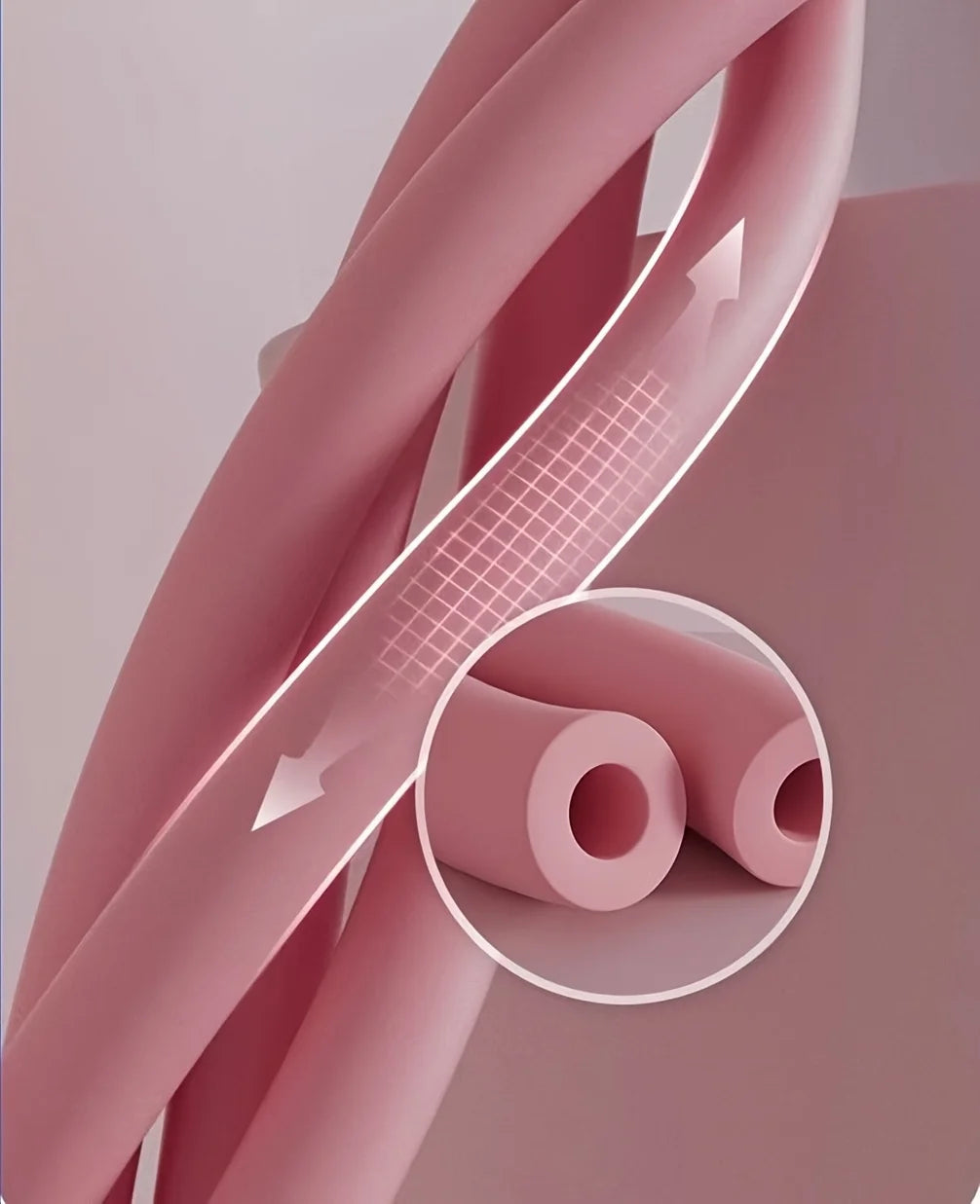 Pedal Resistance Band, Home Fitness Pull Rope/Sit-Up Aid, Four-Tube Elastic Band, Portable Pilates & Yoga Training Equipment