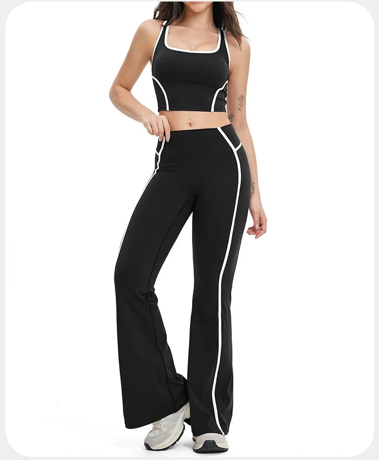 Yoga Set 2 PCS Sports Set Workout Outfits Women's Sportswear Fitness Gym Tracksuit
