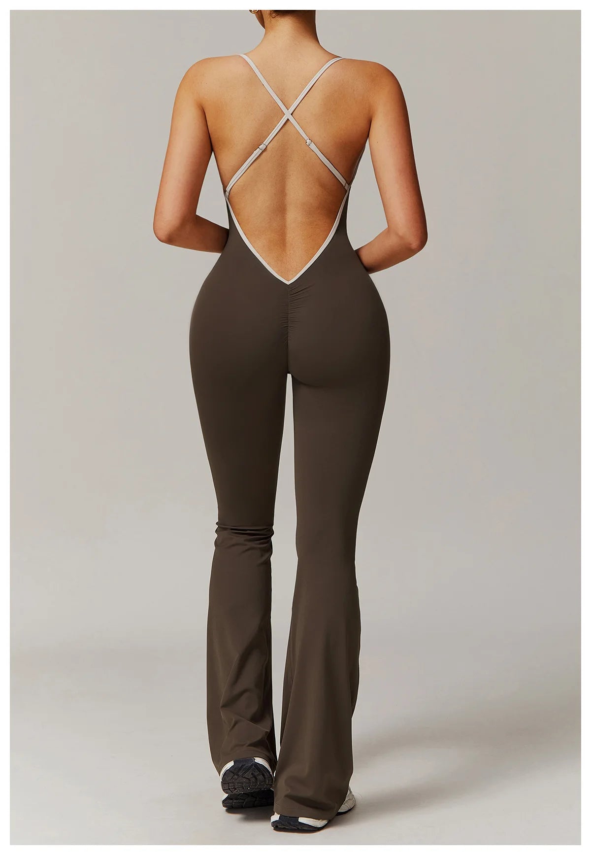 Yoga Set V Jumpsuit Gym Set Women Training Yoga Suit Sportswear Women Sports Jumpsuit Fitness Workout Bodysuits Sexy Back