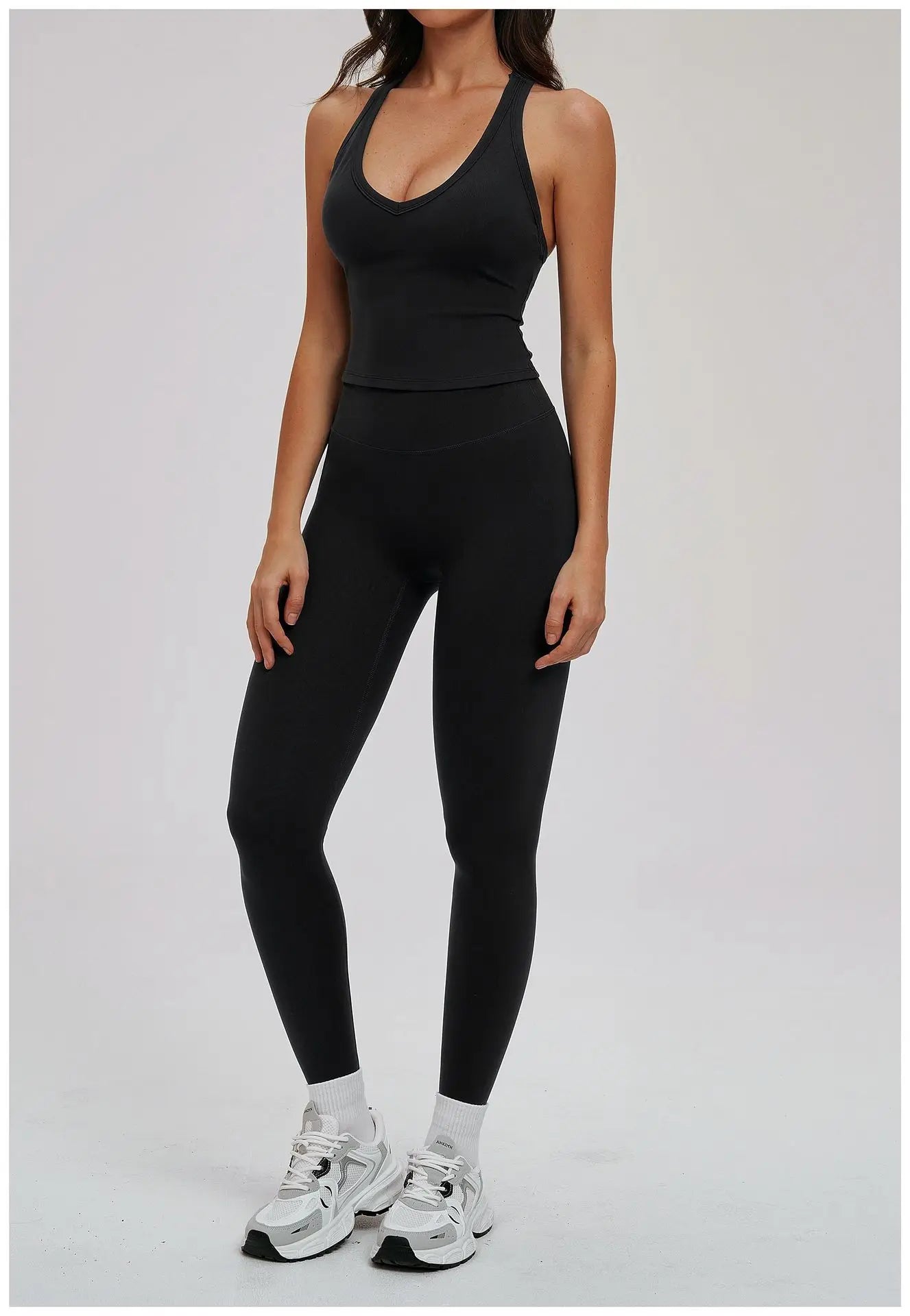 Yoga Set for Women 2026 Beauty Back Tight-Fitting Versatile Yoga Outfit Outdoor Running Sports Set Gym Wear Workout Clothes