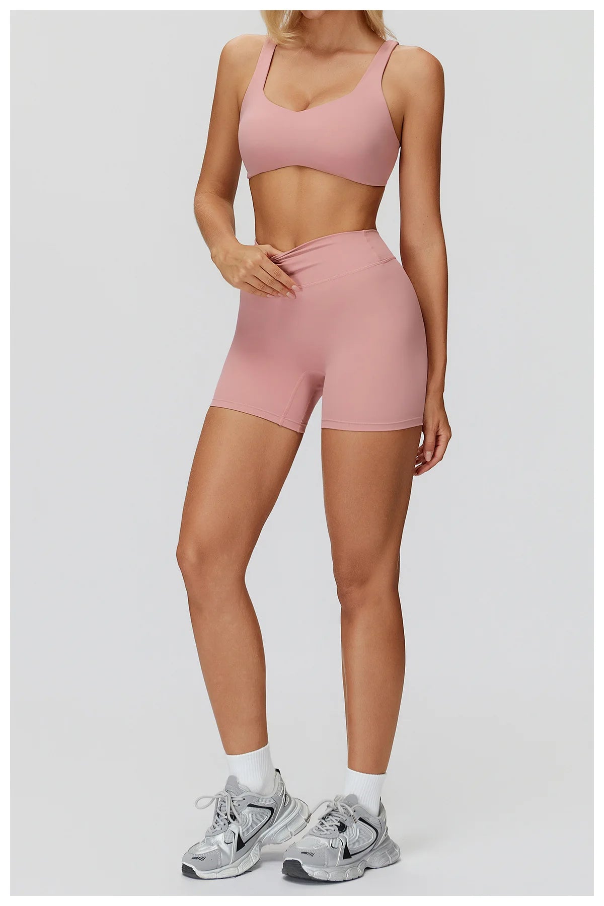 Yoga set 2 pieces women's sportswear gym clothes exercise running fitness set