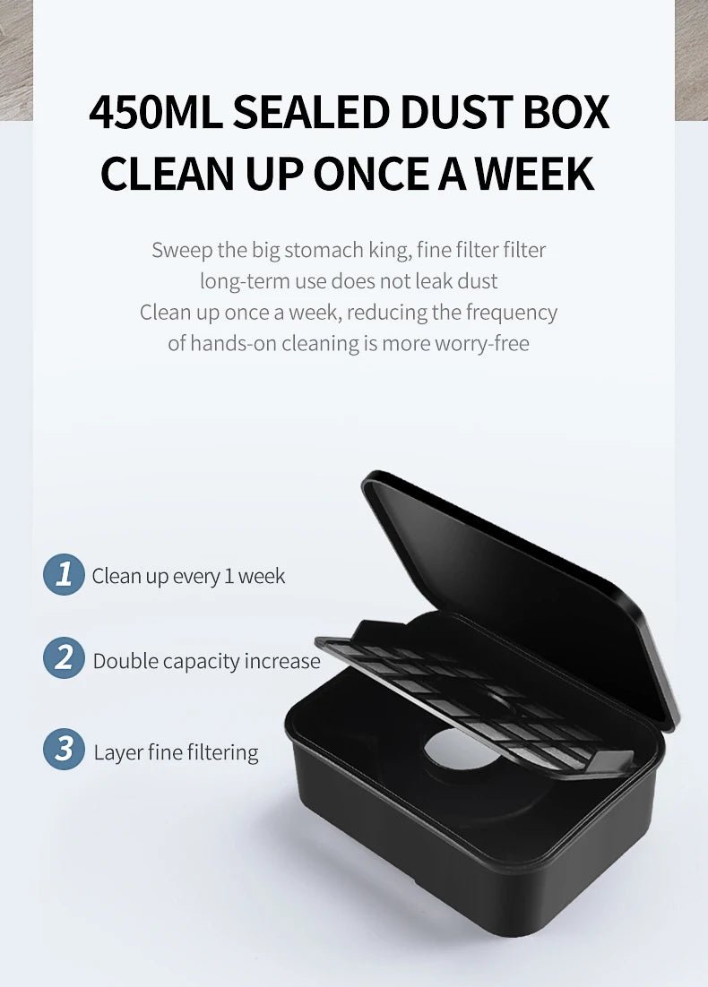 New ES06 Robot Vacuum Cleaner APP Wireless Cleaning Machine Smart Remote Control  Sweeping Floor For Home Vacuum Cleaner