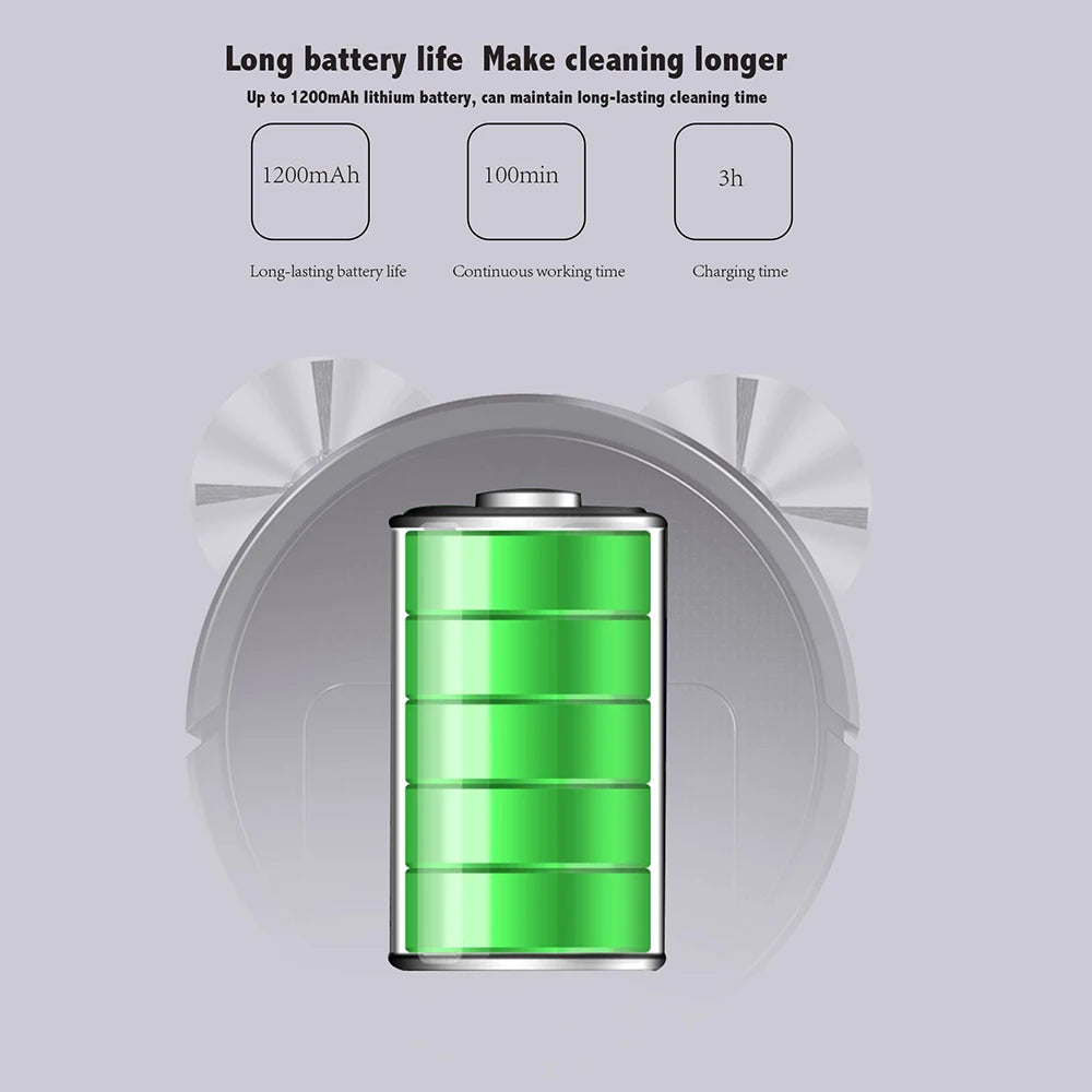 NEW 3 In 1 Smart Sweeping Robot Home Mini Sweeper Sweeping and Vacuuming Wireless Vacuum Cleaner Sweeping Robots For Home Use