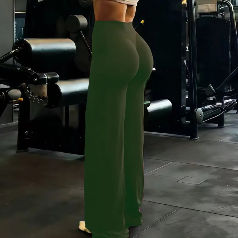 Pilates Straight Yoga Pants Women's New Straight-Leg Hip-Lifting Slimming Fitness Sports Tight-Fitting Fitness Hip-Lifting Pants